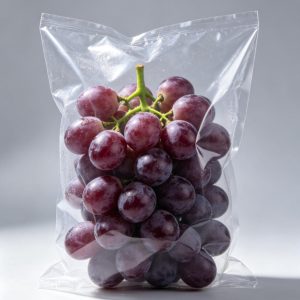 Crystal Clear Anti-Fog Plastic Fresh Keeping Bag for Premium Purple Grapes Packaging