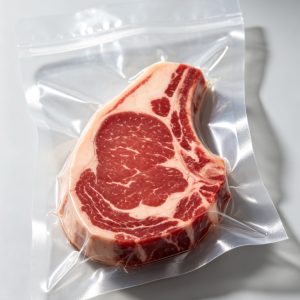 High-Barrier Antibacterial Vacuum Pouch Packaging for Fresh Ribeye Meat